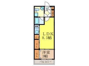 La Douceur江坂の物件間取画像